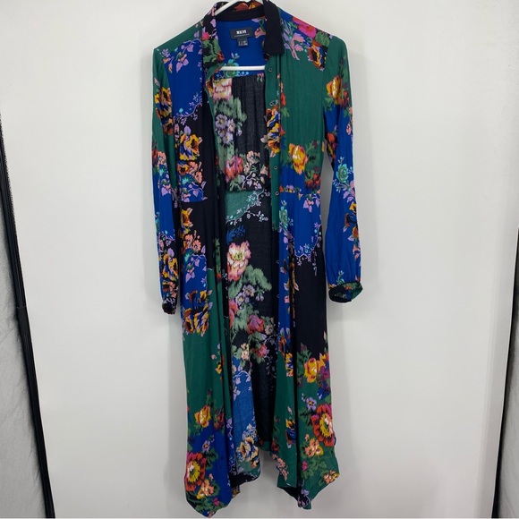 Maeve Floral Patchwork Shirtdress 0 - Picture 3 of 11